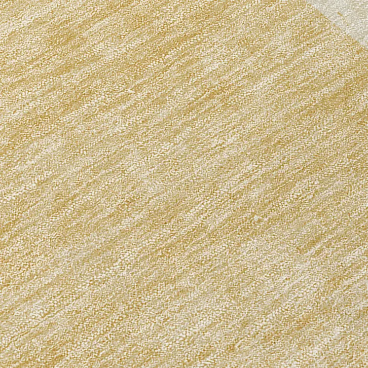 8' X 8' Beige Round Abstract Washable Indoor Outdoor Area Rug