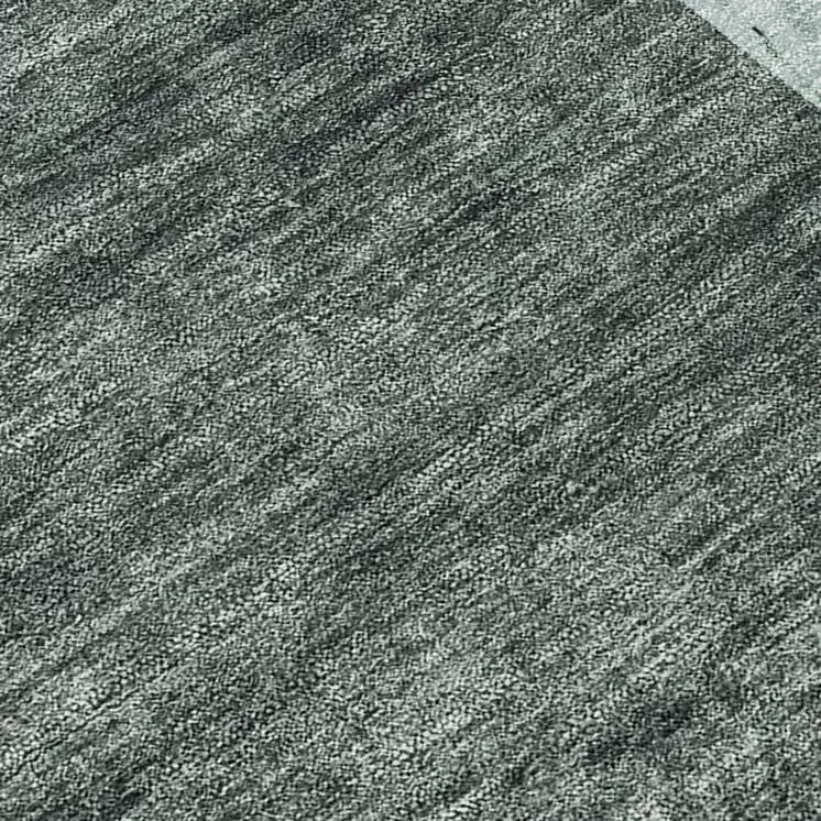 2' X 3' Black and Green Abstract Washable Indoor Outdoor Area Rug
