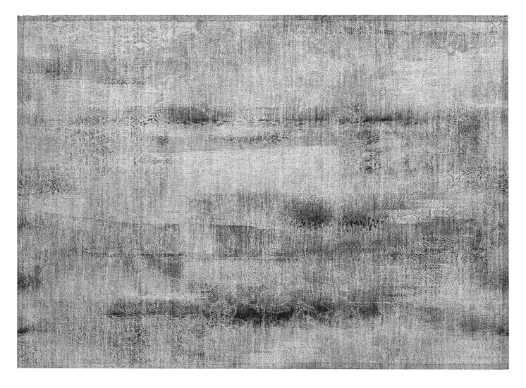 2' X 3' Gray Washable Non Skid Indoor Outdoor Area Rug