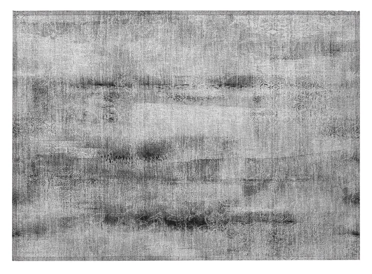 2' X 3' Gray Washable Non Skid Indoor Outdoor Area Rug