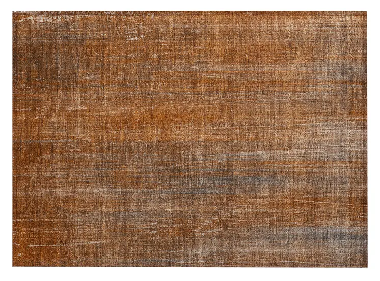 2' X 3' Orange Striped Washable Non Skid Indoor Outdoor Area Rug
