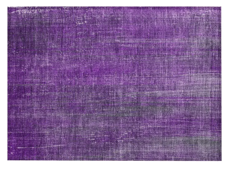 2' X 3' Purple Striped Washable Non Skid Indoor Outdoor Area Rug