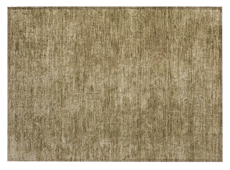 2' X 3' Beige Abstract Washable Non Skid Indoor Outdoor Area Rug