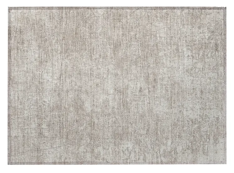 2' X 3' Ivory Abstract Washable Non Skid Indoor Outdoor Area Rug