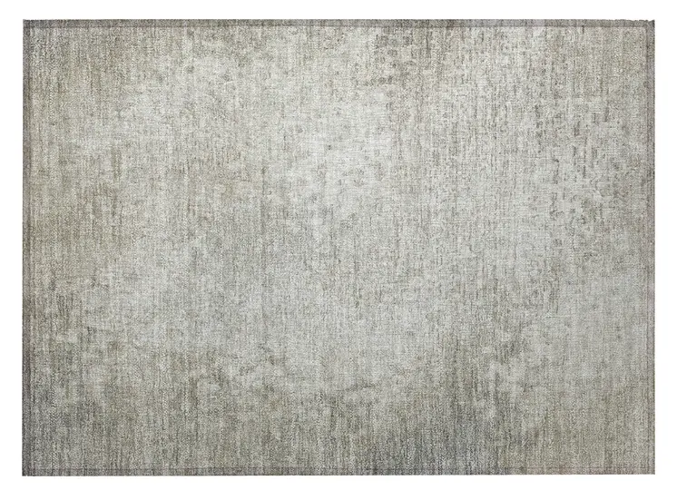 2' X 3' Beige Washable Non Skid Indoor Outdoor Area Rug