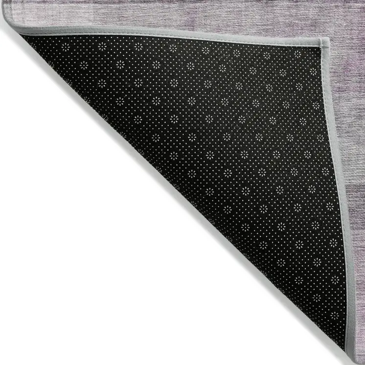 3' X 5' Purple Ombre Washable Non Skid Indoor Outdoor Area Rug