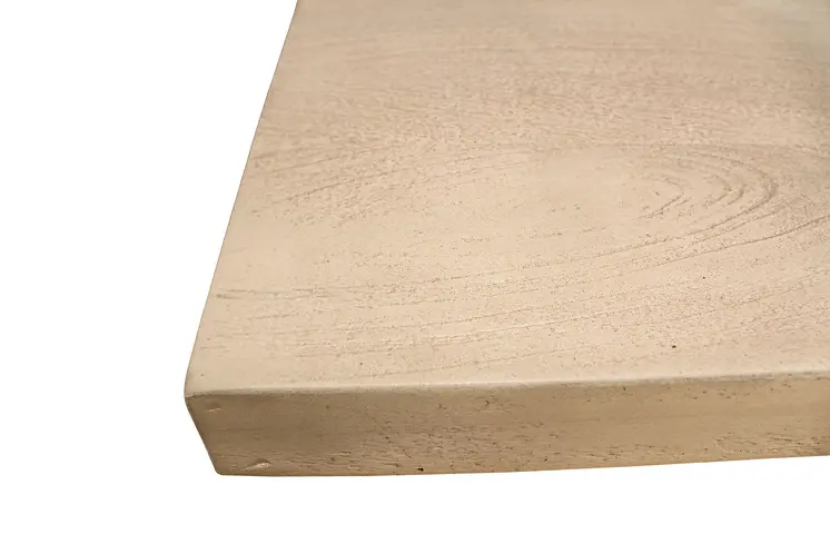 96" Natural and Brown Solid Wood Pedestal Base Dining Table