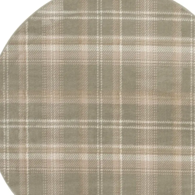5' X 7' Brown Geometric Area Rug