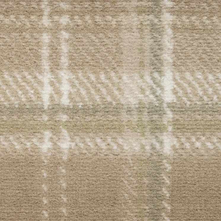 5' X 7' Green Geometric Area Rug