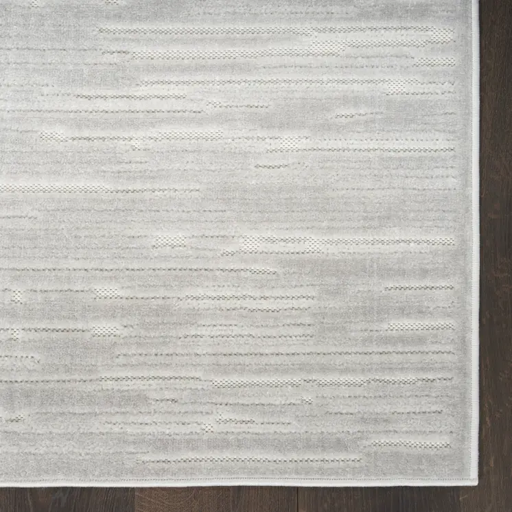 5' X 7' Gray Geometric Area Rug