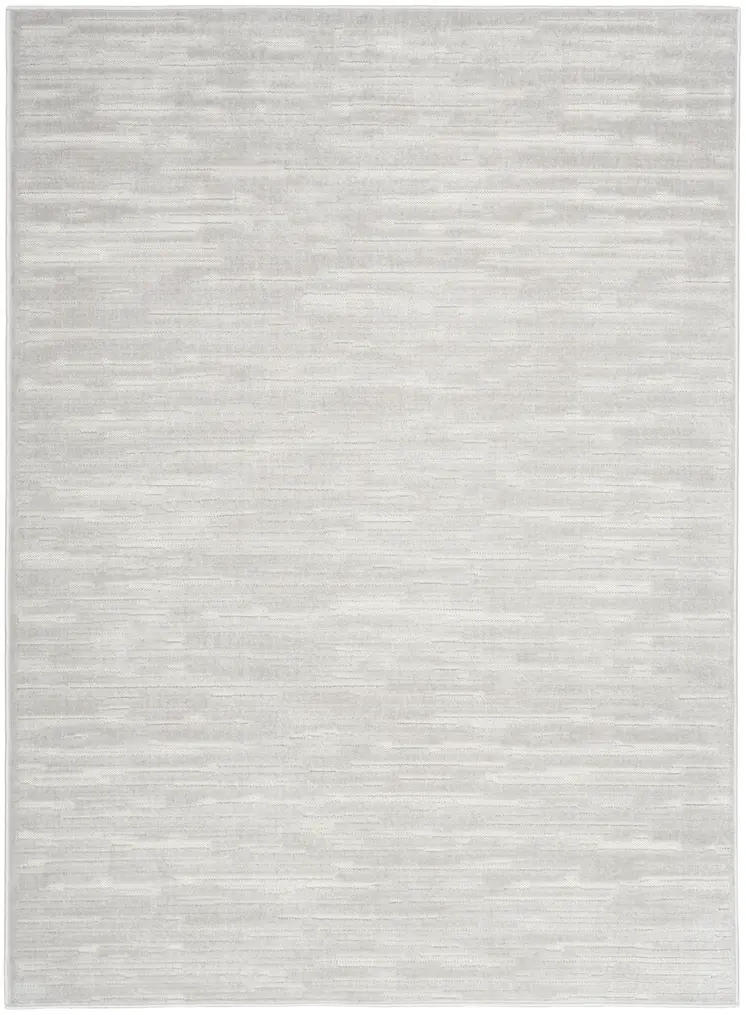 5' X 7' Gray Geometric Area Rug