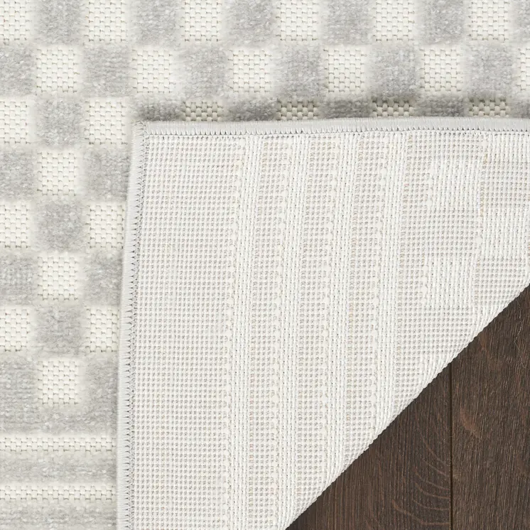 5' X 7' Gray Geometric Area Rug