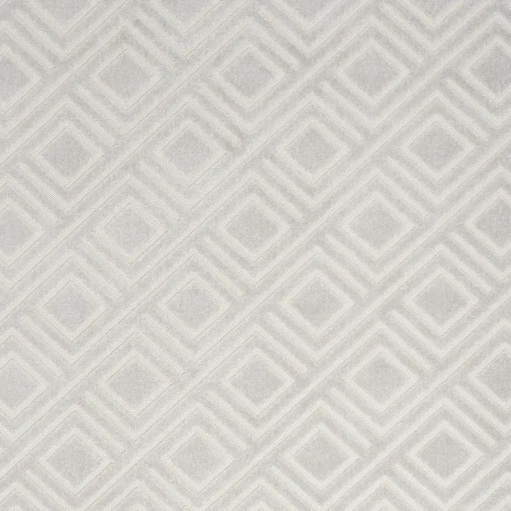 5' X 7' Gray Geometric Area Rug