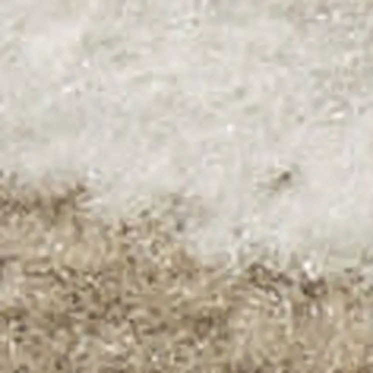 7' X 10' Taupe and Ivory Floral Non Skid Area Rug