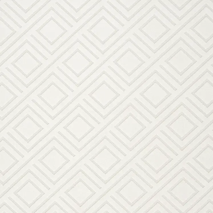 7' X 9' Cream Geometric Area Rug