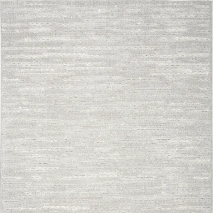 7' X 9' Gray Geometric Area Rug