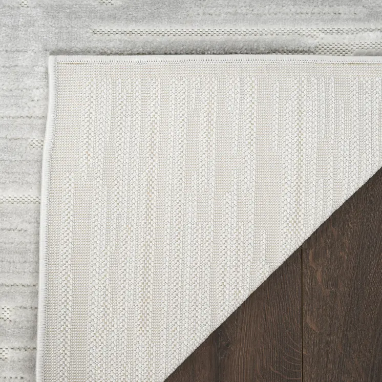 7' X 9' Gray Geometric Area Rug