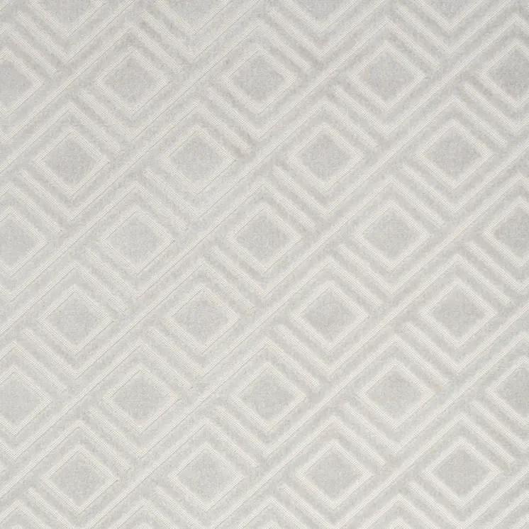 7' X 9' Gray Geometric Area Rug
