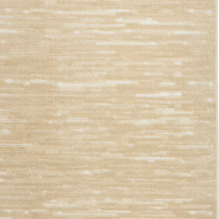 7' X 9' Tan Geometric Area Rug