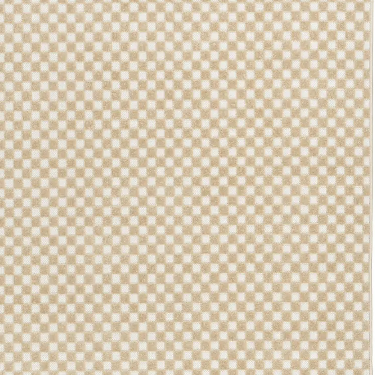 7' X 9' Tan Geometric Area Rug