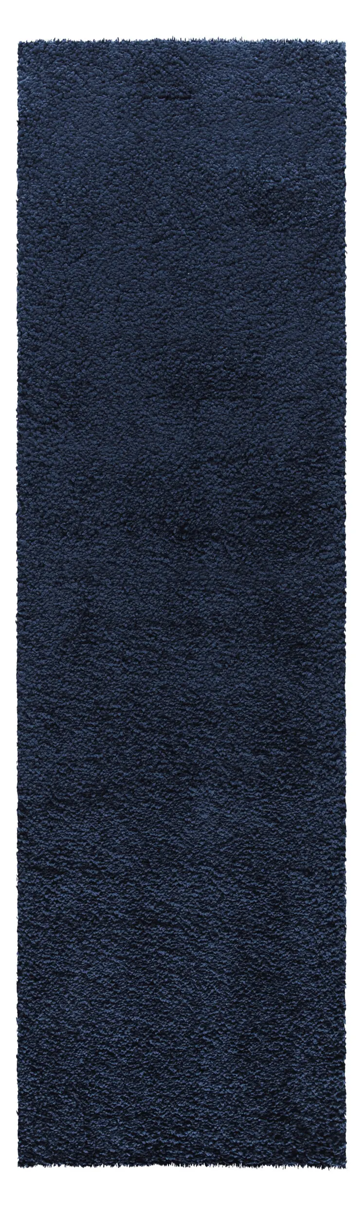 8' Blue Shag Non Skid Runner Rug