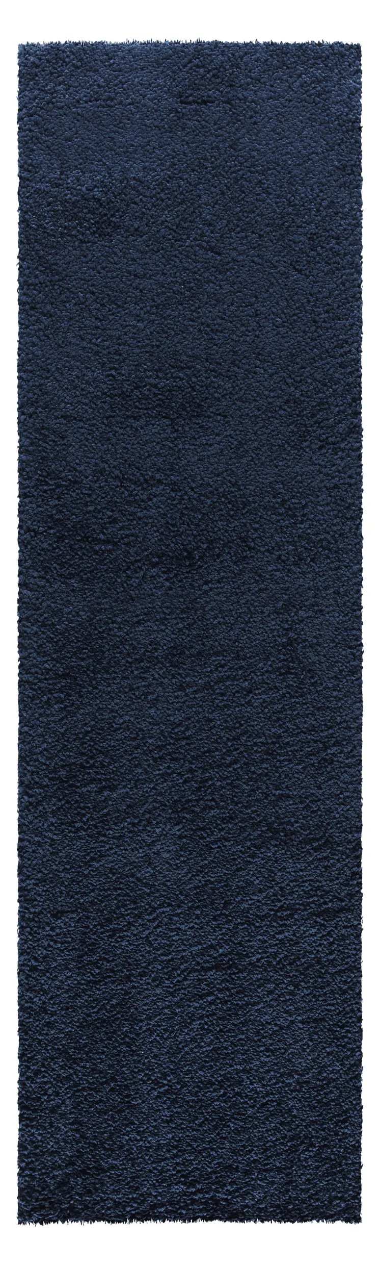 8' Blue Shag Non Skid Runner Rug