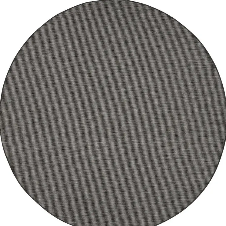 8' Blue and Ivory Wool Geometric Runner Rug