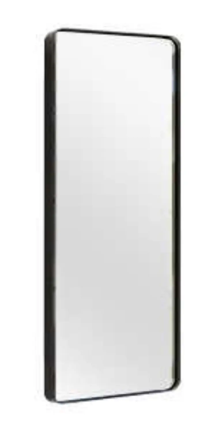 71" Black Metal Framed Standing Mirror
