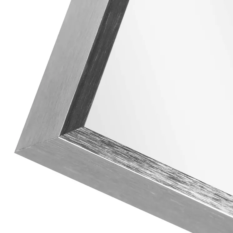 36" Silver Metal Framed Standing Mirror