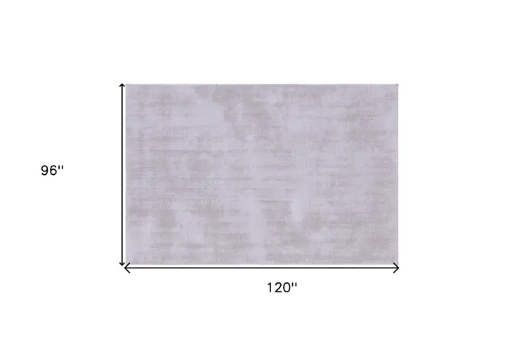 8' X 10' Taupe Hand Loomed Area Rug