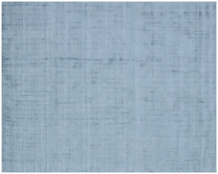 9' X 12' Denim Blue Hand Loomed Area Rug