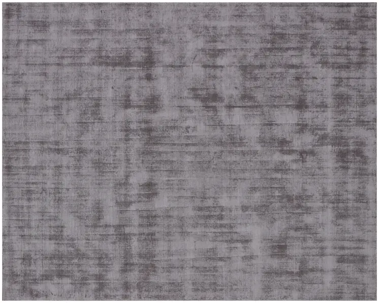 8' X 10' Dark Brown Hand Loomed Area Rug
