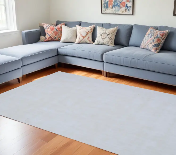 9' X 12' Ivory Hand Loomed Area Rug