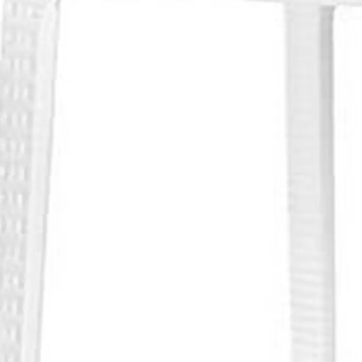 Set of Four 30" White Faux Rattan Heavy Duty Plastic Low Back Outdoor Bar Height Chairs