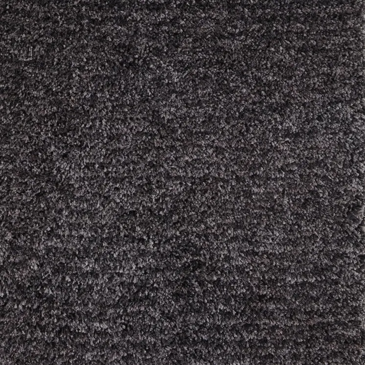 8' X 10' Black Shag Hand Tufted Area Rug