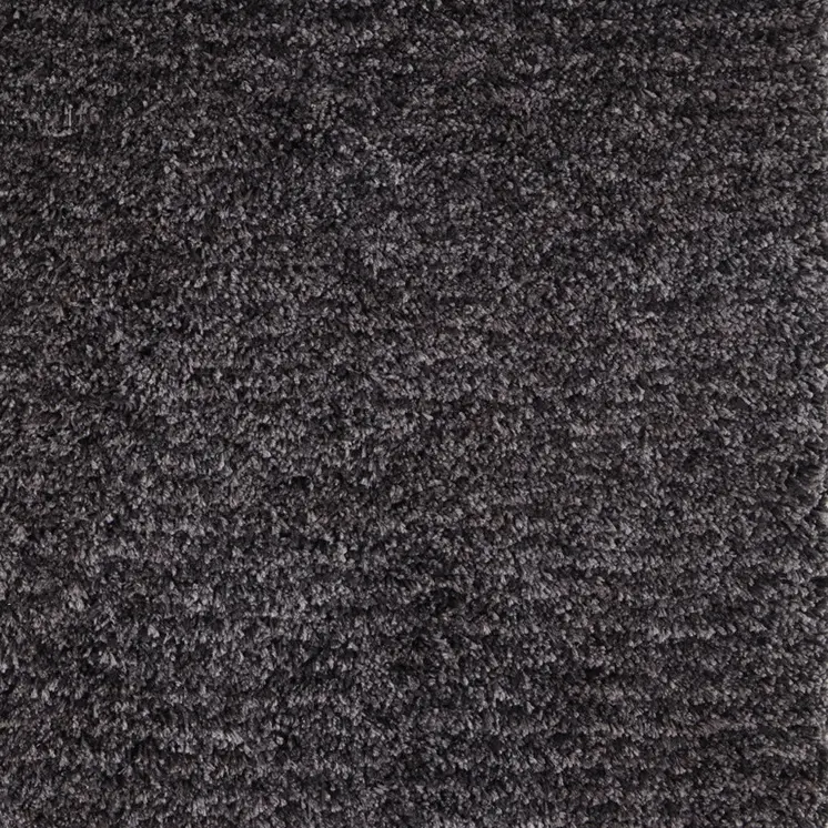 10' X 14' Black Shag Hand Tufted Area Rug
