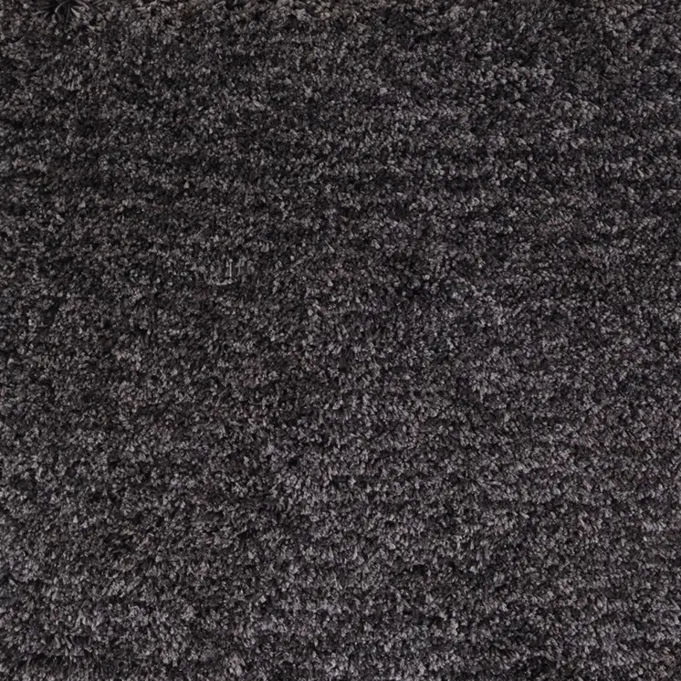 10' X 14' Black Shag Hand Tufted Area Rug