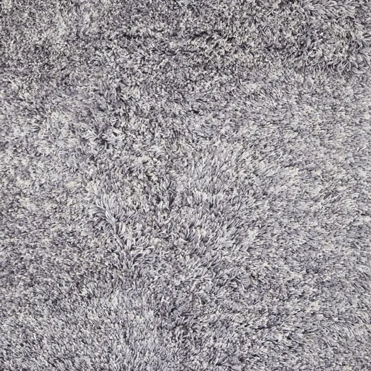 8' X 10' Gray Shag Hand Tufted Area Rug
