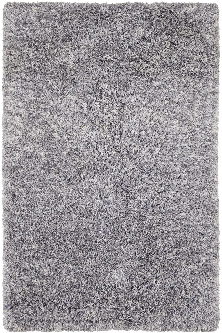 8' X 10' Gray Shag Hand Tufted Area Rug