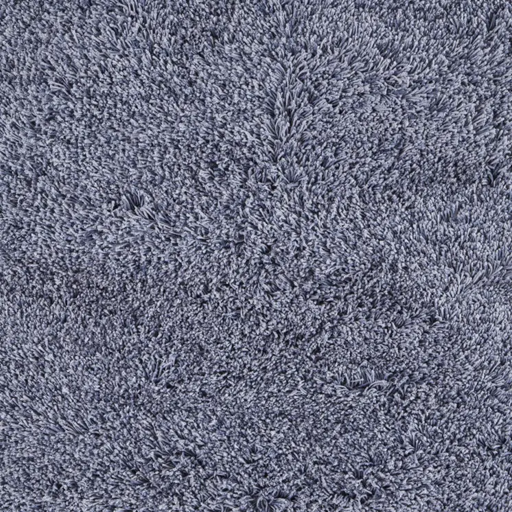 4' X 6' Blue Shag Hand Tufted Area Rug