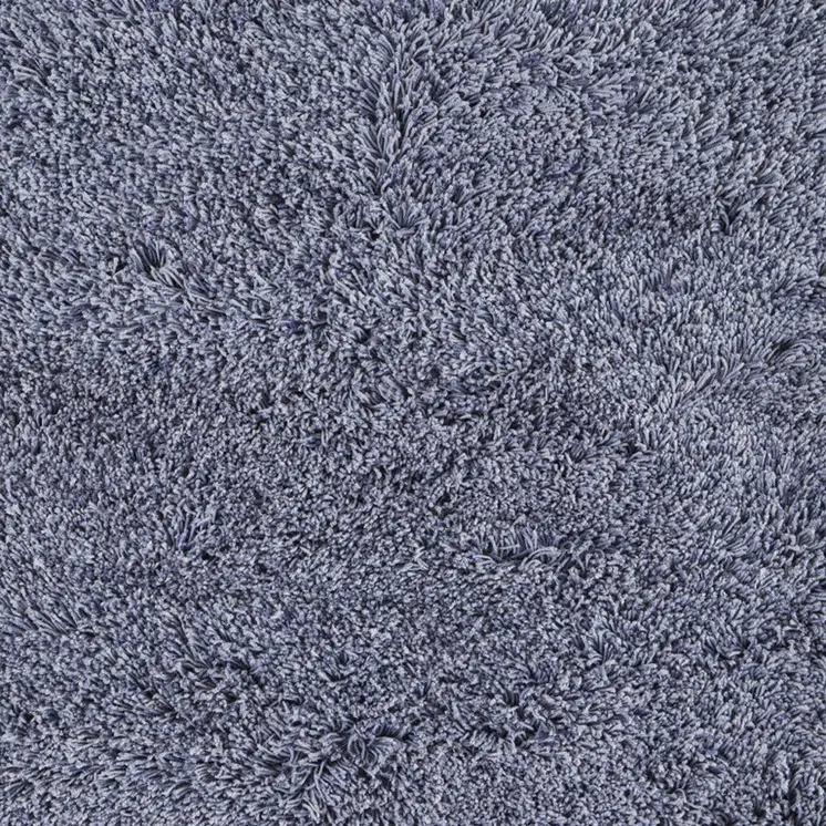 5' X 8' Blue Shag Hand Tufted Area Rug