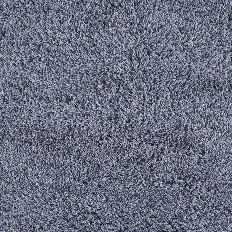 8' X 10' Blue Shag Hand Tufted Area Rug