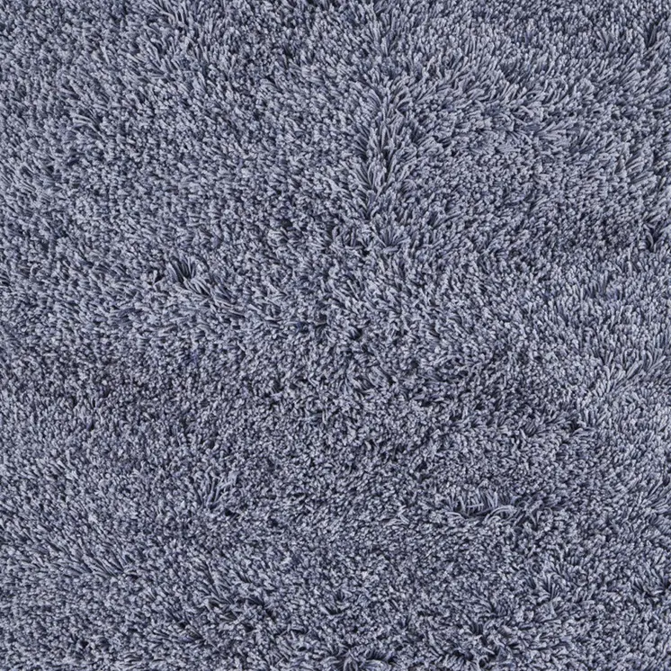 2' X 3' Blue Shag Hand Tufted Area Rug