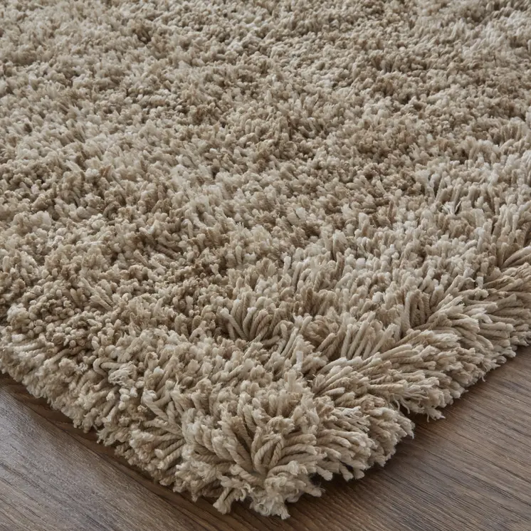 2' X 3' Gray Shag Hand Tufted Area Rug