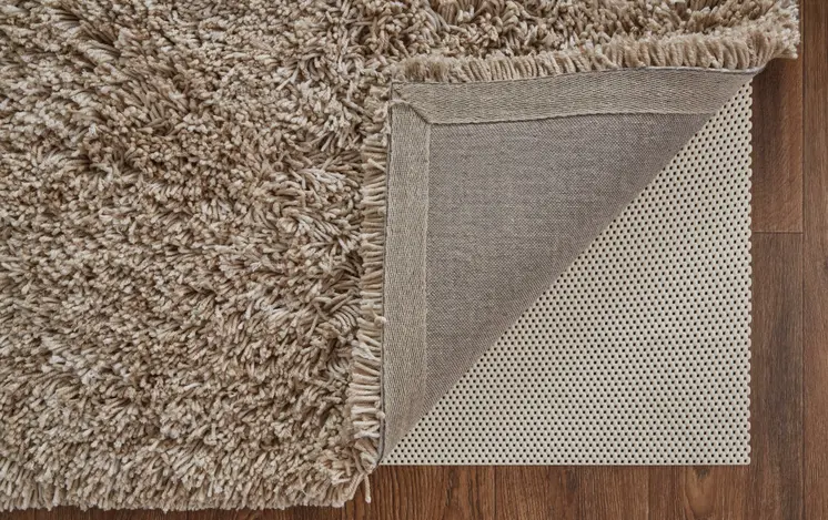 2' X 3' Gray Shag Hand Tufted Area Rug