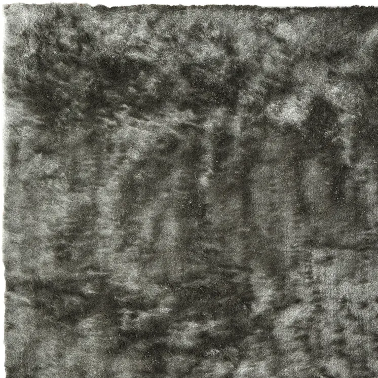 8' X 10' Green Shag Hand Tufted Area Rug