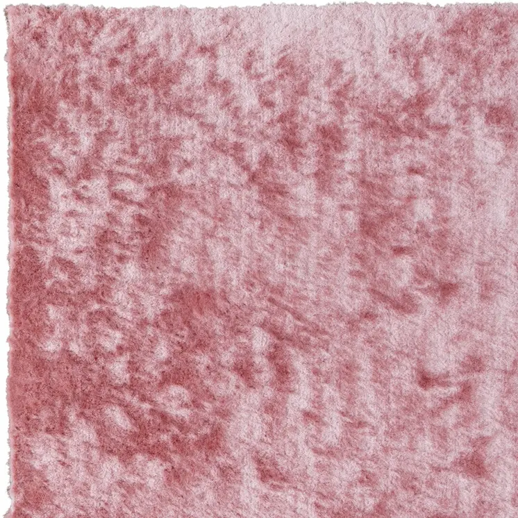 4' X 6' Pink Shag Hand Tufted Area Rug