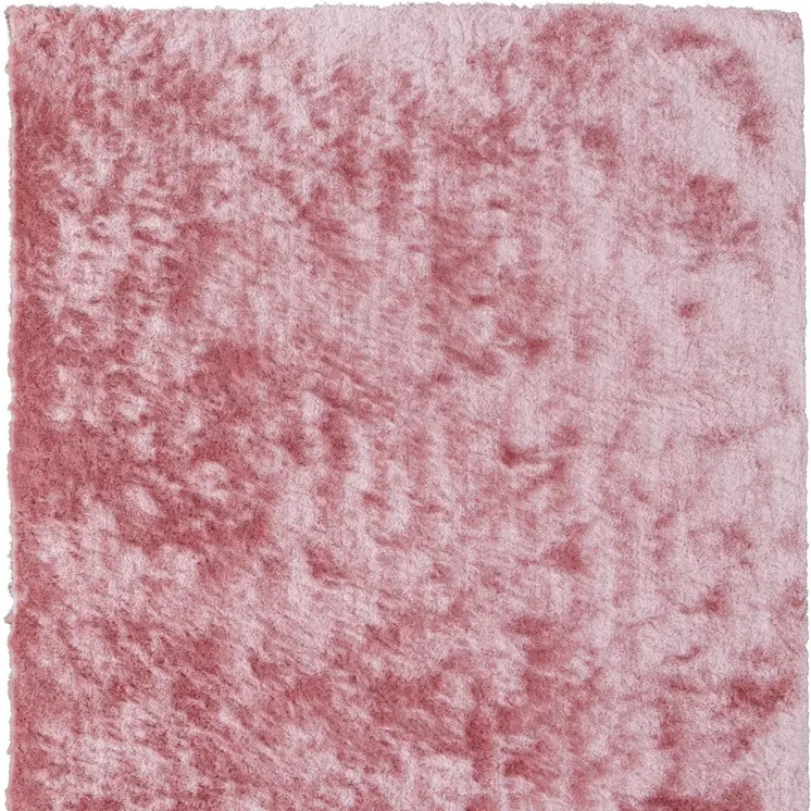4' X 6' Pink Shag Hand Tufted Area Rug