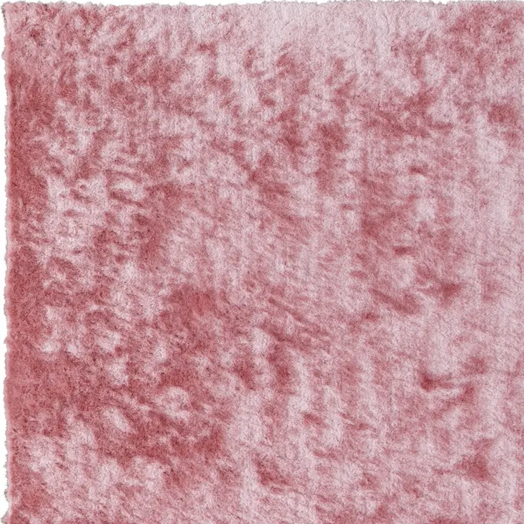 5' X 8' Pink Shag Hand Tufted Area Rug