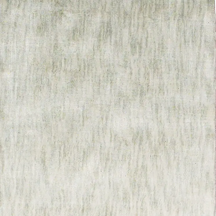 8' Ivory and Silver Chevron Hand Woven Runner Rug